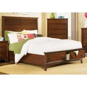  Liberty Chelsea Square King Storage Bed   628 BR15/BR16FS 