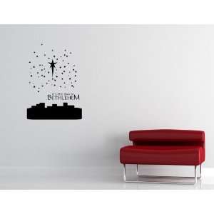   Decoration Wall Decals Oh Little Town of Bethlehem 