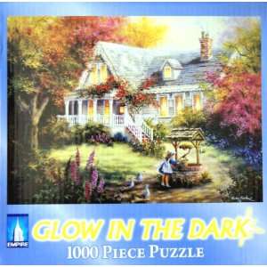  GLOW IN THE DARK The Wishing Well 1000 Piece PUZZLE Toys & Games