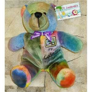  Ft. Lauderdale Florida Tie Dyed Beanie Teddy Toys & Games