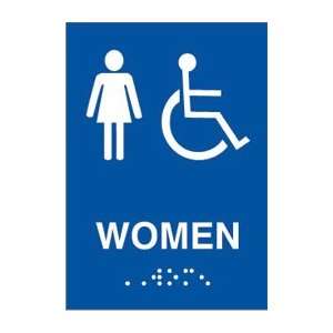   Outdoor Braille Women Handicap Accessible 8624Pb0608B