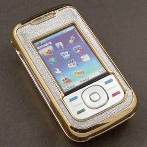   Glitter Snap on Case for Nokia 5300 XpressMusic Gold 