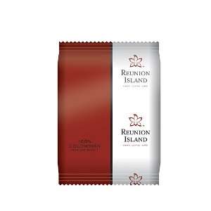 Reunion Island 100% Colombian Ground Coffee, 2.5 Ounce Pouches (Pack 