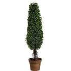 ARTIFICIAL 40 BOXWOOD IN OUTDOOR TOPIARY TREE PLANT ARRANGEMENT CONE 