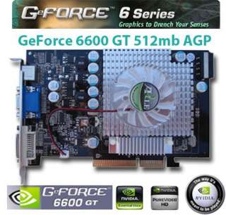 Axle3D NVIDIA GeForce 6600 GT 512mb AGP DDR2