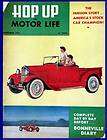 HOP UP MOTOR LIFE NOV 1953,BONNEVILL​E,HUDSON,STOCK CAR,NOVEMBER,H 