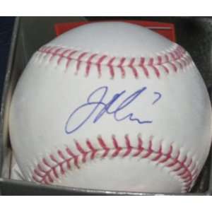  Joe Mauer Minnesota Twins Signed Mlb Baseball Coa Sports 