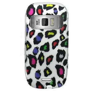 Snap on Hard Plastic RUBBERIZED With COLOR LEOPARD Design Cover Sleeve 