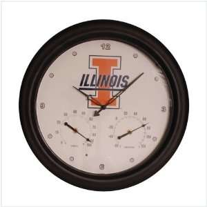  Illinois Indoor/Outdoor Clock