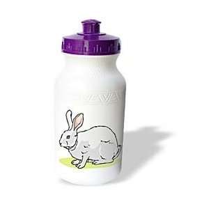 Florene Childrens Art II   Cute Cartoon Bunny   Water Bottles  