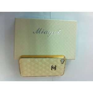  CC Style Beige/Gold PVC material AT&T Iphone 4G/4GS 