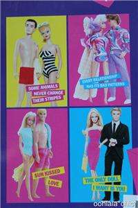 BARBIE AND KEN Notecards Set of 12 w/ Tin Picture Frame  