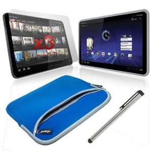 Skque Motorola Xoom Tablet 10.2 inch Premium Dual Pocket Carrying Case 