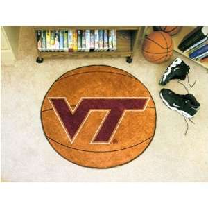  Virginia Tech Hokies NCAA Basketball Round Floor Mat (29 