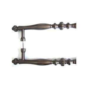  Somerset Melon Back to Back Door Pull   Oil Rubbed Bronze 