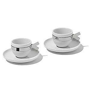   Mocha Cup & Saucer (set of two) by Alessi 