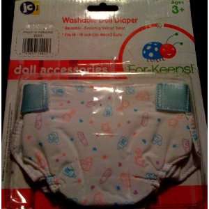  Washable Doll Diaper W/Velcro Toys & Games