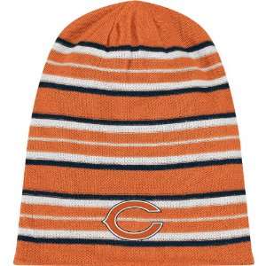  Reebok Chicago Bears Long Reversible Knit Hat One Size 