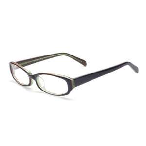  HT058 prescription eyeglasses (Black/Green) Health 