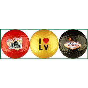  Las Vegas Color Golf Balls