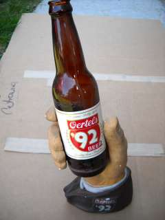 Oertels 92 Beer Backbar Chalk Sign Louisville KY 1950s  