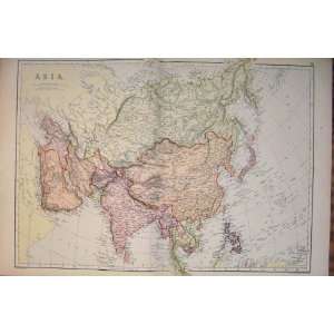 Asia Pacific Geographical Map Antique Print World Maps  