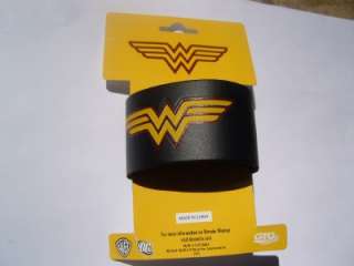 Official WONDER WOMAN Leather Wrist Band Cuff  