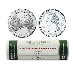 Chickasaw National Parks Quarters D Mint Roll