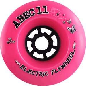 Abec 11 Electric Flywheels 107mm 77a Longboard Wheels (Set Of 4 