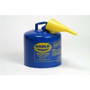 Eagle 5 Gallon Type I Blue Safety Can with Funnel   UI 50 