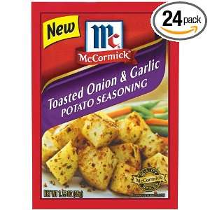 McCormick Potato Seasoning Onion & Garlic, 1.25 Ounce Units (Pack of 