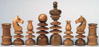 05614 Victorian St. George Boxwood Chess Set  