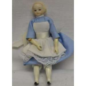  Alice Peg Carved Wood 4 Inch Doll Toys & Games
