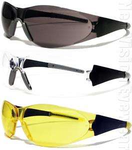 Lot of 3 Doberman Sun Safety Glasses Clear Smoke Yellow  