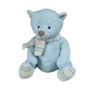  Vintage Cable Knit Blue Bear 15 by Maison Chic Toys 