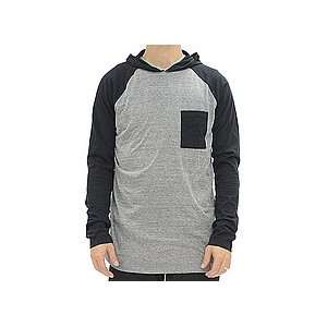  Billabong Stimulus Pullover Raglan Hoodie (Dark Grey 