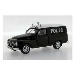   Premium X 1/43 1955 Volvo PV445 Duett Van Swedish Police Toys & Games