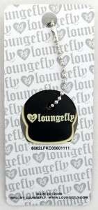Loungefly Key Cap Cover Black Cream Sugar Skull with Heart Eyes Rubber 