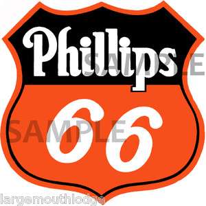 INCH PHILLIPS 66 DECAL STICKER  