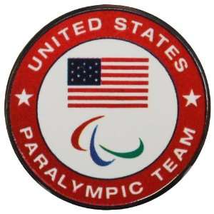    Olympics USA Paralympic Team Round Logo Pin