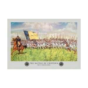  The Battle of Chippewa 12x18 Giclee on canvas