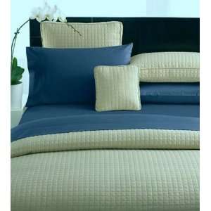  Hotel Collection 420T Tricolor Block Twin Coverlet Dune 