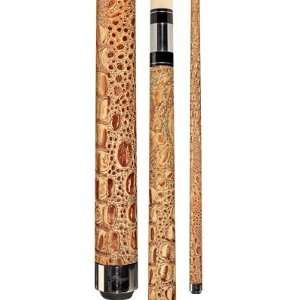Players Tan Croc pattern Leather Cue (weight21oz.)  