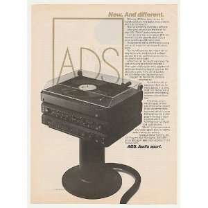 1982 ADS Atelier Stereo System Print Ad