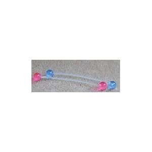   6mm Translucent Flexible Maternity Belly Button Rings 