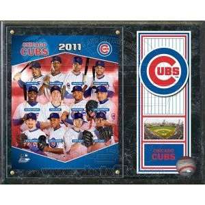  Chicago Cubs 2011 Team Composite 15x12 Plaque Sports 