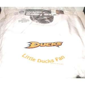  Anaheim Ducks 100% Cotton Terry Cloth Fringed Baby Bib 