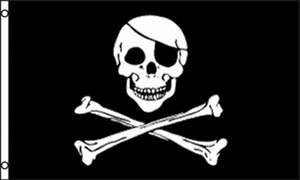 Pirate Flag 3x5 ft Skull and Crossbones Jolly Roger New  
