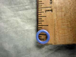 50 3/8 Blue Rubber O rings Seal Fly Fishing Ties NEW  
