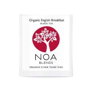Noa Blends Organic Fair Trade English Breakfast Tea (50 Bags)  
